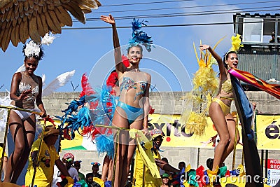 Barranquilla Carnaval Colombia Editorial Stock Photo