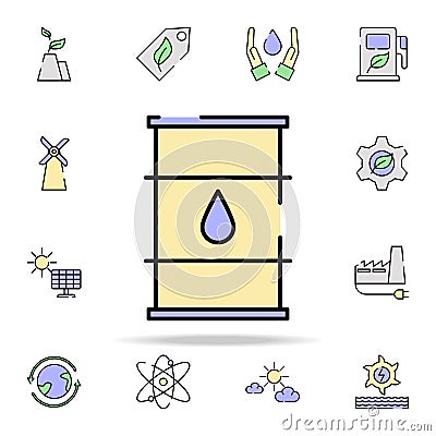 Barrel, fuel icon. sustainable energy icons universal set for web and mobile Stock Photo