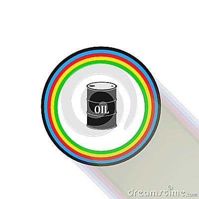 Barrel icon,sing,illustration Cartoon Illustration