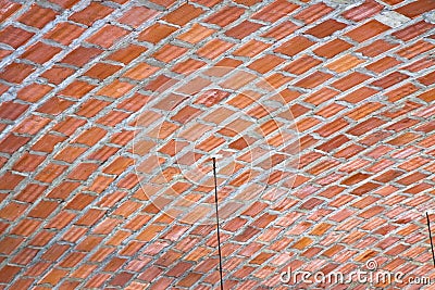 Barrel vault of a building used Stock Photo