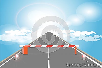 Barrier Vector Illustration