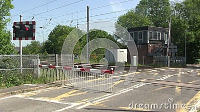 Flashing Lights At A Level Crossing Stock Footage Video Of Closed Rail Flashing Lights At A Level Crossing Stock Footage Video Of Closed Rail