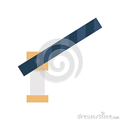 Barrier Line Style vector icon which can easily modify or edit Vector Illustration
