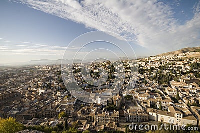 Barrio del Albaicin Stock Photo