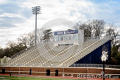 Barry college football stadium with empty seats Editorial Stock Photo