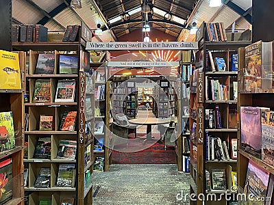 Barter Books - Alnwick - United Kingdom Editorial Stock Photo