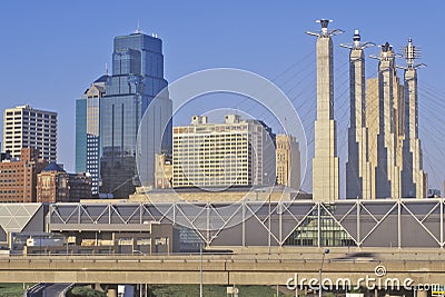 Bartle Hall Convention Center, Kansas City, MO Editorial Stock Photo