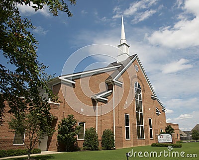 Bartlett Woods Church of Christ Bartlett, TN Editorial Stock Photo