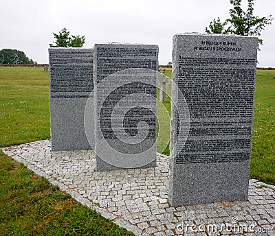 Bartossen,bartosze German military cemetery Stock Photo