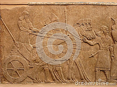 Bas relief Stock Photo