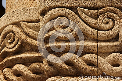 Bas Relief Stock Photo