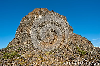 Basalt rock Stock Photo