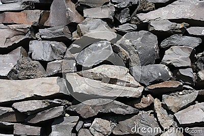 Basalt stone texture Stock Photo