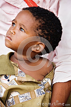 Basarwa child Stock Photo