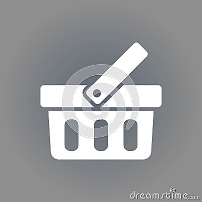 Bascet icon stock vector illustration flat design Vector Illustration