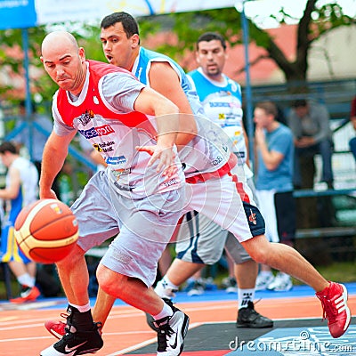 Bascketball players Editorial Stock Photo