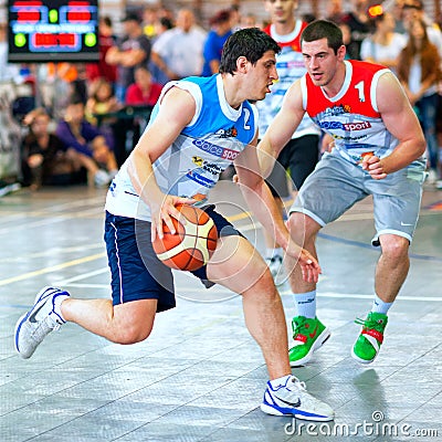 Bascketball players Editorial Stock Photo