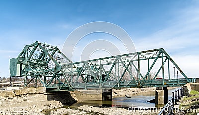 Bascule bridge Stock Photo