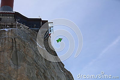 BASE Jumper Editorial Stock Photo