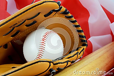 Baseball American Pastime Stock Photo
