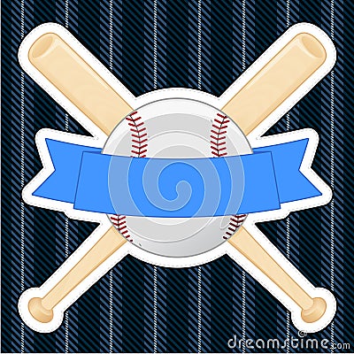 Baseball Badge Vector Illustration