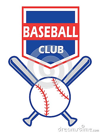 Baseball badge Vector Illustration