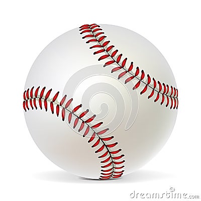 Baseball ball Vector Illustration