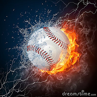 Baseball Ball Stock Photo