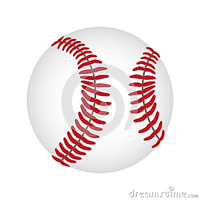 Baseball ball icon image Vector Illustration