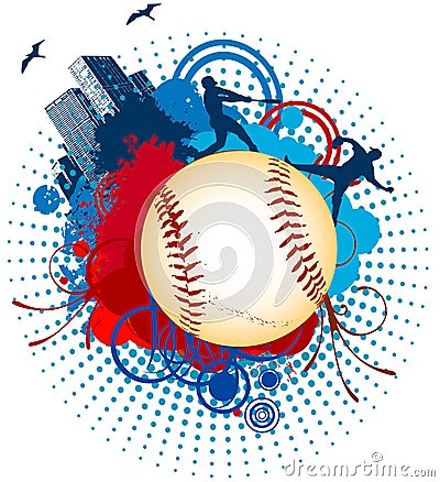 Baseball ball world Vector Illustration