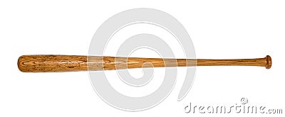 Baseball Bat Over White Background Stock Photo