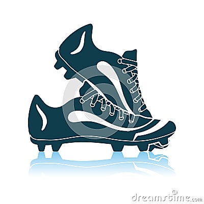 Baseball Boot Icon Vector Illustration