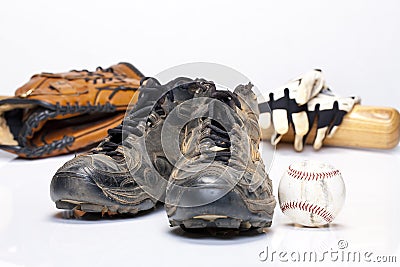 Baseball Cleats Stock Photo