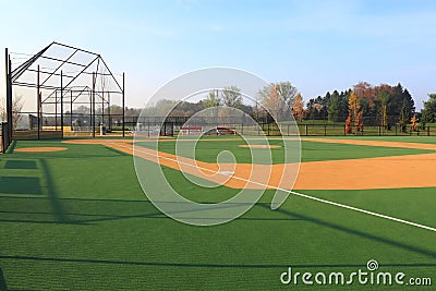 Baseball Field Stock Photo