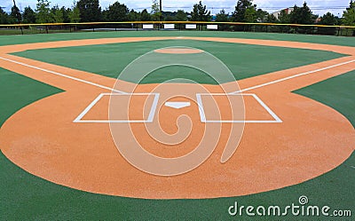 Baseball Field Stock Photo