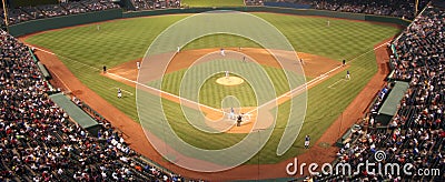 Baseball Field Stock Photo