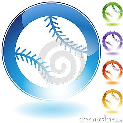 Baseball Icon Vector Illustration