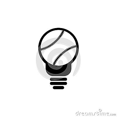 Baseball idea vector design template illustration Cartoon Illustration