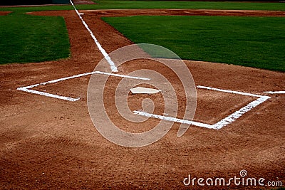 Baseball Infield Stock Photo