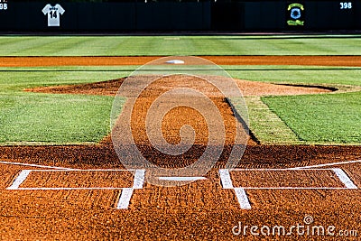 Baseball infield Joe Riley Stadium Editorial Stock Photo