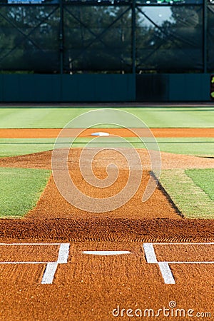 Baseball infield Joe Riley Stadium Editorial Stock Photo