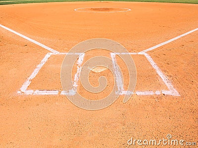 Baseball Infield Stock Photo