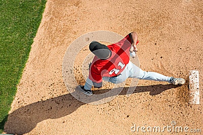 Baseball Pitcher Stock Photo