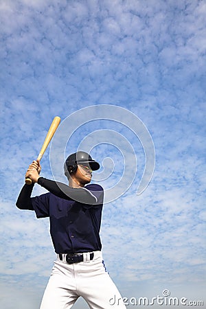 Baseball player Stock Photo