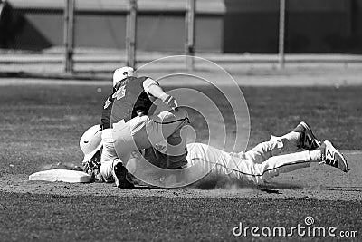 Baseball Game Action. Editorial Stock Photo