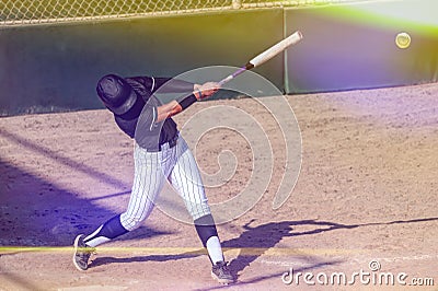 Baseball Softball Player Stock Photo