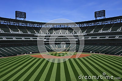 Baseball Stadium Stock Photo