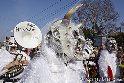 Basel (Switzerland) - Carnival 2014 Editorial Stock Photo