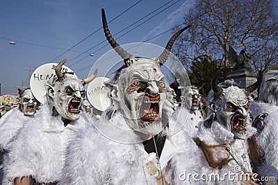 Basel (Switzerland) - Carnival 2014 Editorial Stock Photo