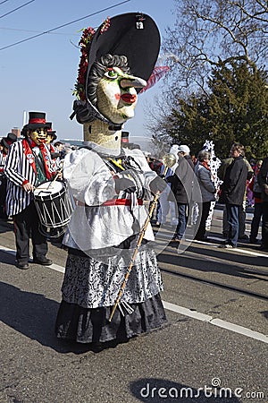 Basel (Switzerland) - Carnival 2014 Editorial Stock Photo